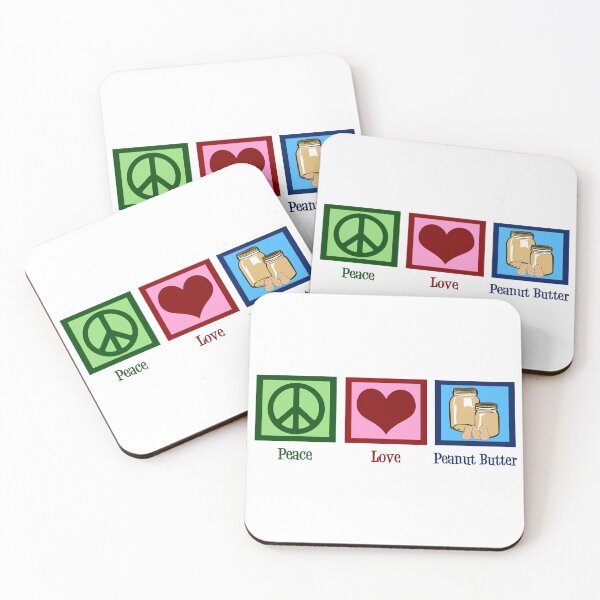 Item preview, Peace Love Peanut Butter designed and sold by Epic Love Designs.