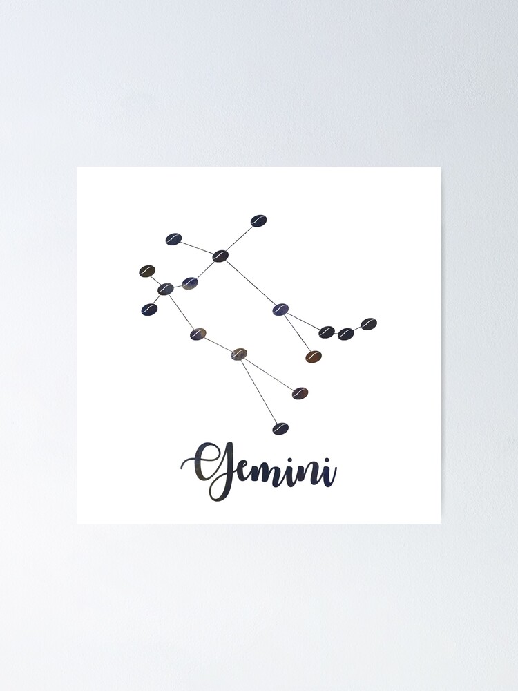 Thumbnail 1 of 3, Poster, Gemini designed and sold by ElectricCoffee.
