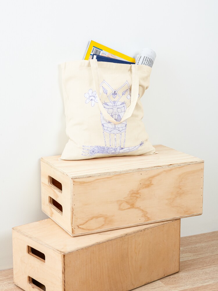 Alternate view of M.I. #18 |☼| E-vase-ive Action Tote Bag