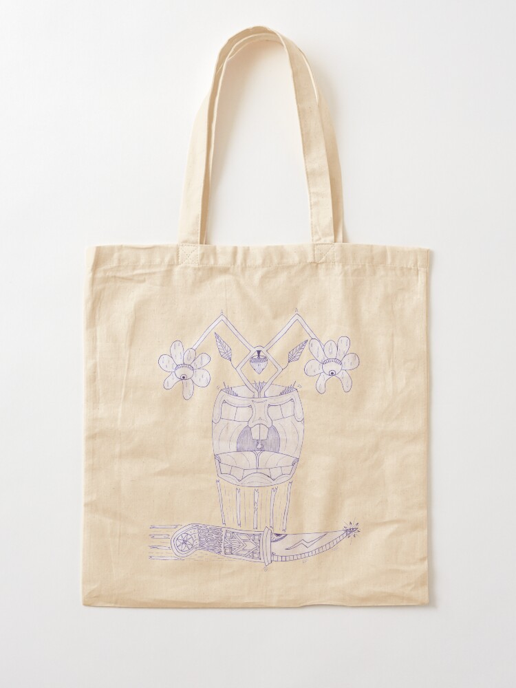 Alternate view of M.I. #18 |☼| E-vase-ive Action Tote Bag