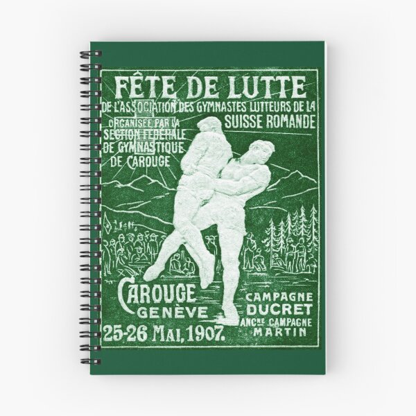 Item preview, 1907 Swiss Wrestling Competition  designed and sold by historicimage.