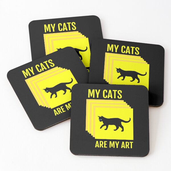 Item preview, My Cats Are My Art for Cat Lovers  designed and sold by plumpjose.