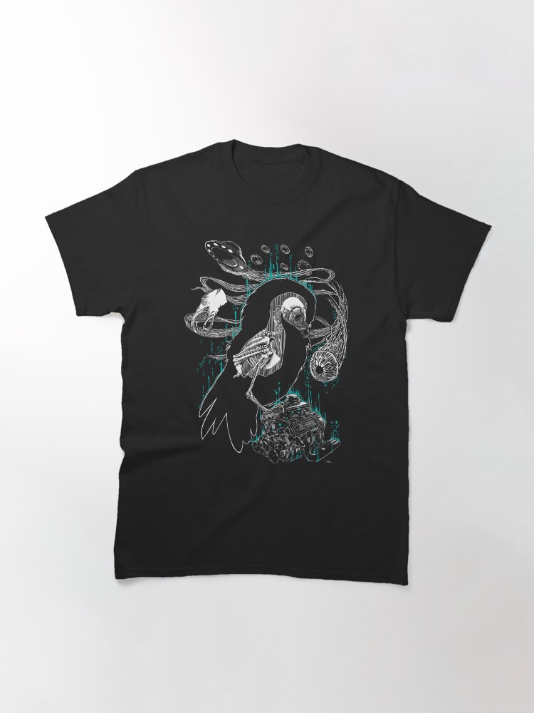 T-shirt classique ''Meditative owl' : autre vue