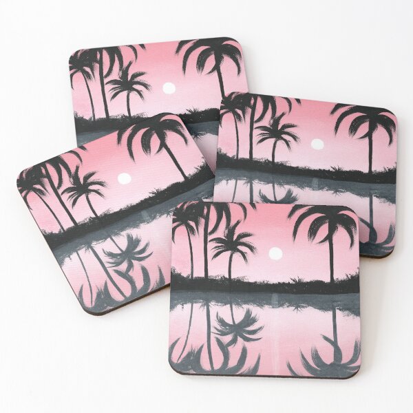 Item preview, Pink Palm Trees designed and sold by PetalPainter.
