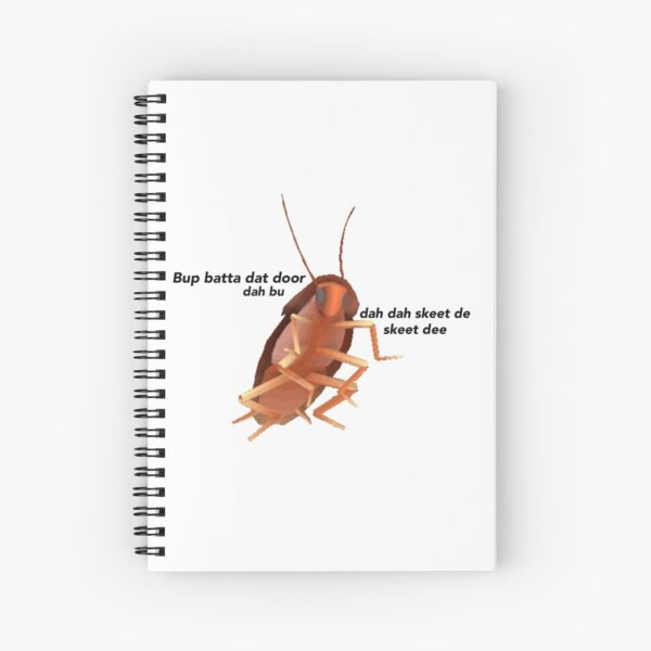 Dancing Meme Spiral Notebooks Redbubble - dancing cockroach roblox