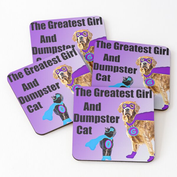 Item preview, The Greatest Girl and Dumpster Cat designed and sold by darbyward.
