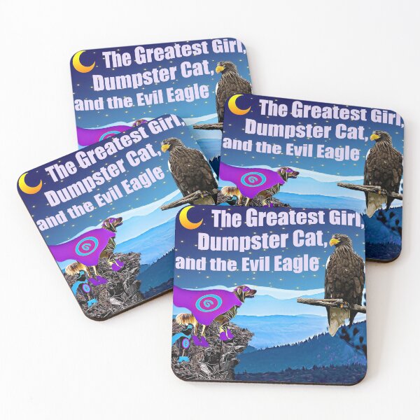 Item preview, The Greatest Girl, Dumpster Cat, and the Evil Eagle designed and sold by darbyward.