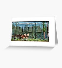 Downtown Mural Greeting Card