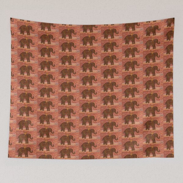 Item preview, Flying Girl Receives Assistance, or Elephant Spirit designed and sold by rowenamurillo.