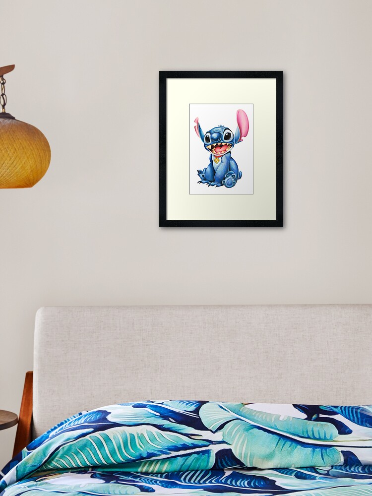 Stitch - Colored pencils Poster for Sale by SabinasArts