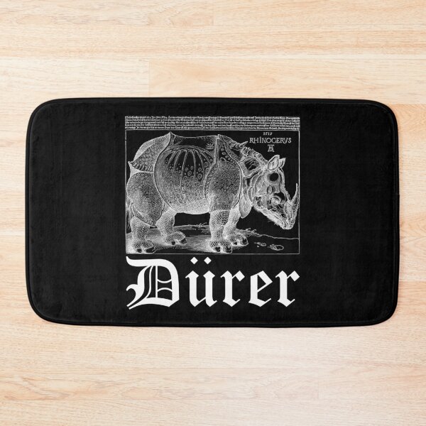 Item preview, Albrecht Dürer Durer Rhino Black designed and sold by alexvas.