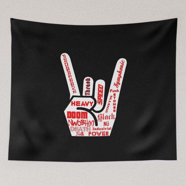 Item preview, Metal Music Devil Horns designed and sold by DiscoBoogie.