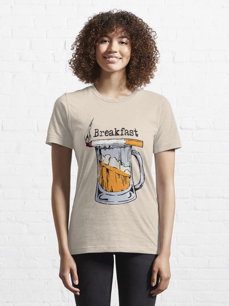 Cigarettes and beer for breakfast" Essential T-Shirtundefined by tarek25 |