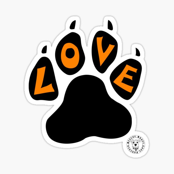 Paw Love Sticker