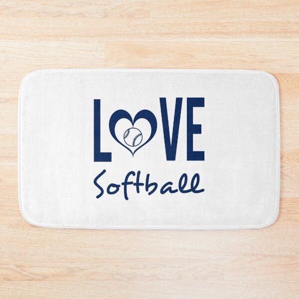 Item preview, Love Softball (blue) designed and sold by raineOn.