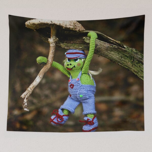 Item preview, Frog ~ i believe i can fly ~ designed and sold by laura-S.