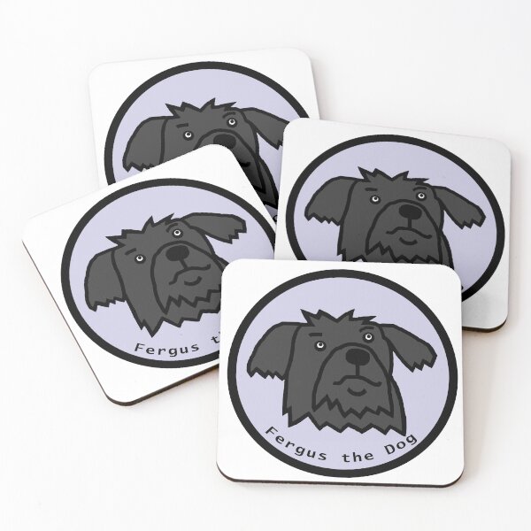 Item preview, Fergus the Dog Portrait designed and sold by ellenhenry.