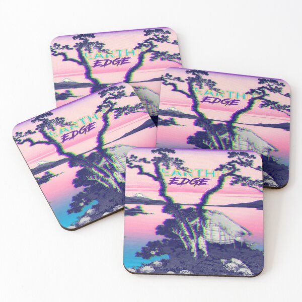 Item preview, EARTH'S EDGE - Vaporwave Lake Suwa by Hokusai designed and sold by LeeSkyblu.