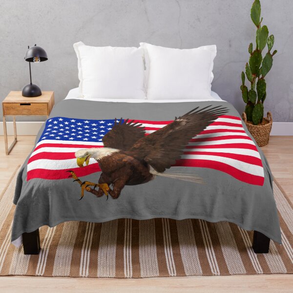 Item preview, Bald Eagle and American Flag designed and sold by Winthrop Brookhouse.