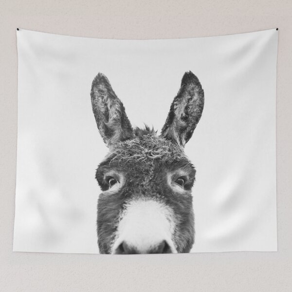 Item preview, Peeking Donkey designed and sold by sisiandseb.