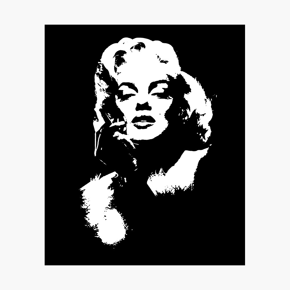Marilyn Monroe in Black and White