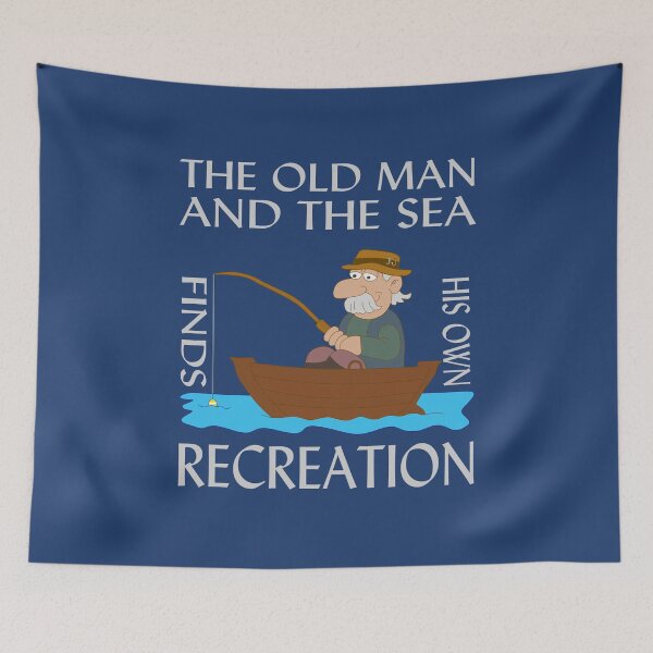 Item preview, El viejo y el mar encuentran su propia recreación. El viejo y el mar encuentran su propio descanso designed and sold by madrigenum.