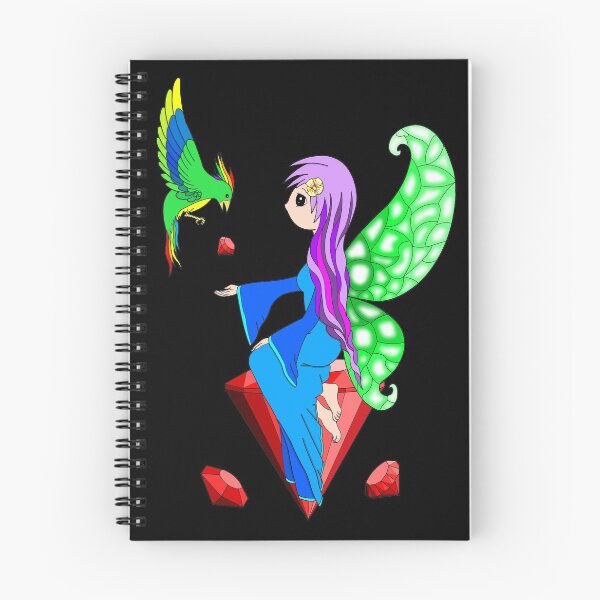 Item preview, Ruby crystal fairy designed and sold by Melanie Jeyakkumar.