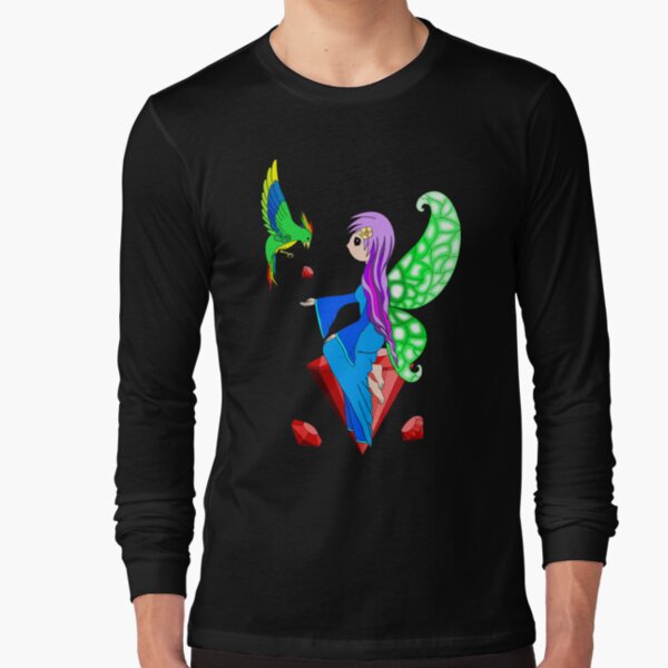 Ruby crystal fairy Long Sleeve T-Shirt