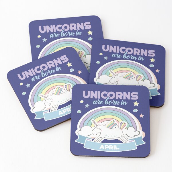 Item preview, Cute Unicorns Are Born in April designed and sold by Dan66.
