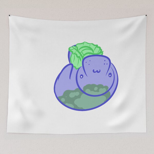 Item preview, Manatee with Cabbage designed and sold by ComfyKat.