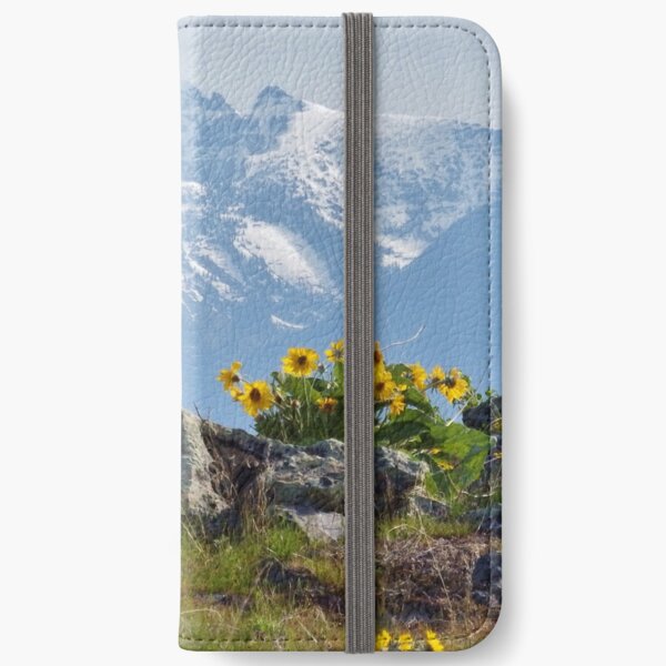 Mission Mountains Balsamroot iPhone Wallet