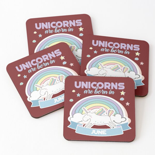 Item preview, Cute Unicorns Are Born in June designed and sold by Dan66.