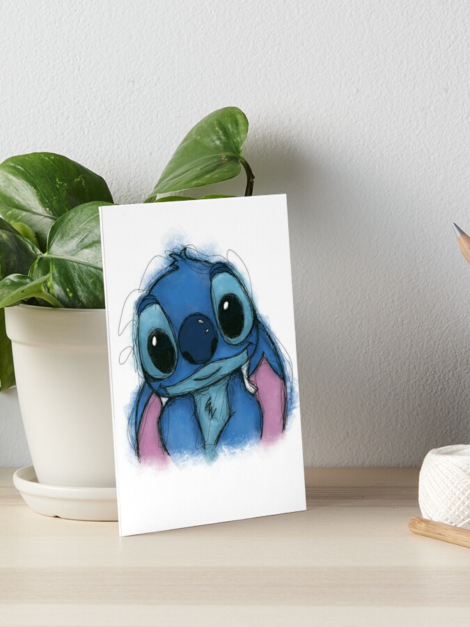 Cute Stitch Art Board Print for Sale by brittarendt