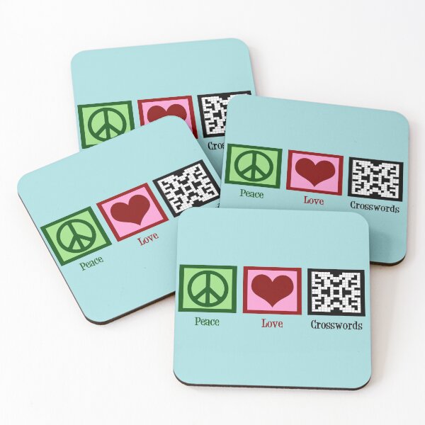 Item preview, Peace Love Crossword Puzzles designed and sold by Epic Love Designs.