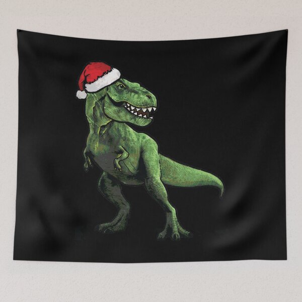 Item preview, Scary Santa T-Rex Christmas Holiday Dinosaur Design design designed and sold by tronictees.