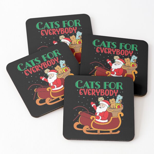 Item preview, Funny Cats For Everybody Santa Claus Christmas Cute product designed and sold by tronictees.