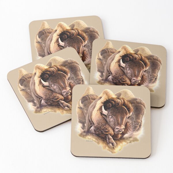 Item preview, Buffalo Stampede designed and sold by Cliff Bonamie Art.