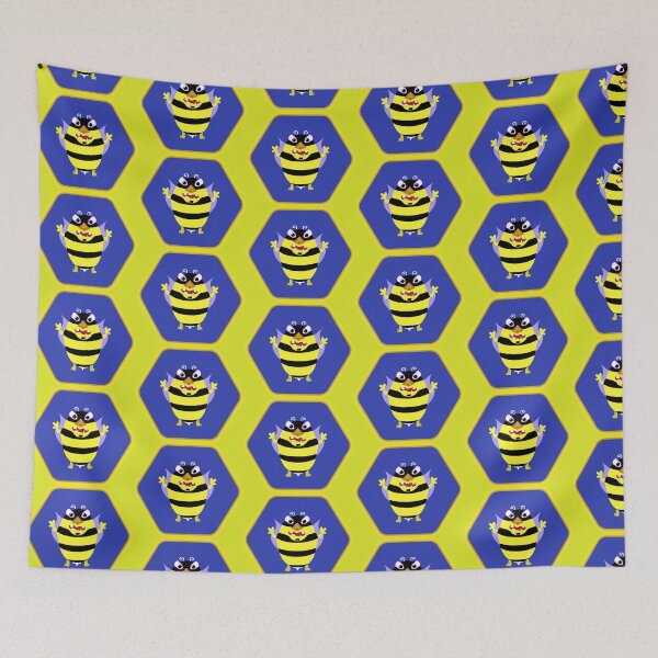 Item preview, Cartoon Bee badge designed and sold by samuelobrown.