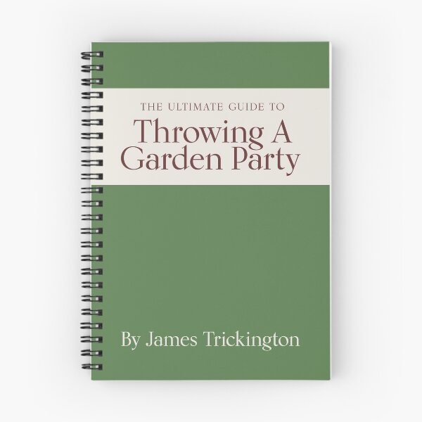 Item preview, The Ultimate Guide to Throwing A Garden Party by James Trickington designed and sold by HiNoonStudio.