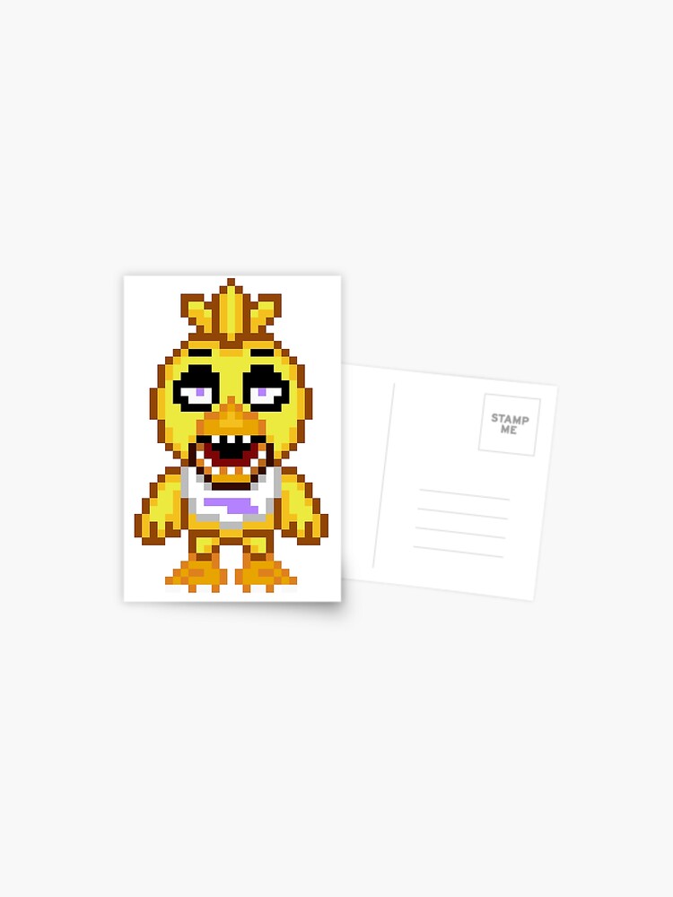 Five Nights at Freddys 4 - Mini Freddy - Pixel art Postcard for