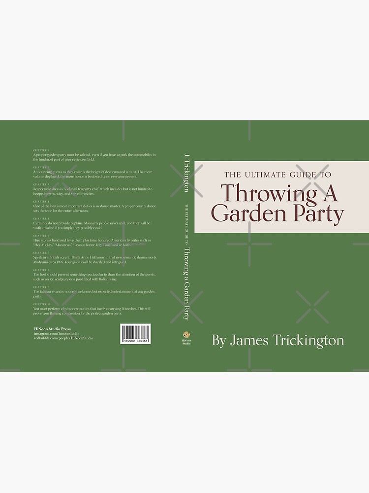 The Ultimate Guide to Throwing A Garden Party by James Trickington by HiNoonStudio