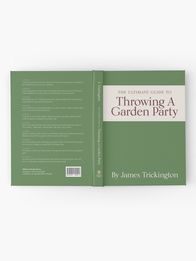 Alternate view of The Ultimate Guide to Throwing A Garden Party by James Trickington Hardcover Journal