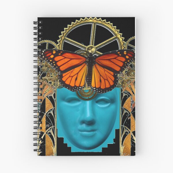 Item preview,   SURREAL MONARCH BUTTERFLY MECHANICAL MIND BLACK ART designed and sold by sharlesart.