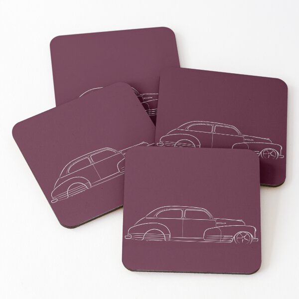 Item preview, 1947 Chevy Fleetmaster - profile stencil, white designed and sold by mal-photography.