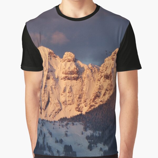 Snow Capped Missions Graphic T-Shirt