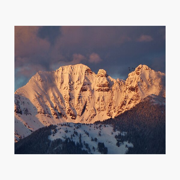 Snow Capped Missions Photographic Print
