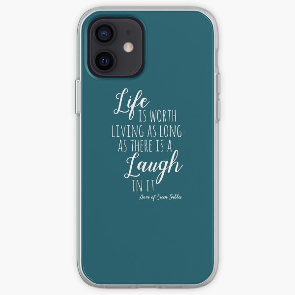 Anne of Green Gables cita, Anne of Green Gables, Anne con una e, Anne Shirley cita Funda blanda para iPhone
