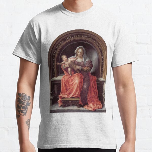 #Painting The #Virgin and #Child by Painter Jan #Gossaert Classic T-Shirt