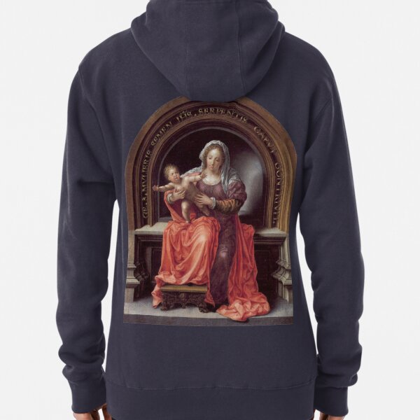 #Painting The #Virgin and #Child by Painter Jan #Gossaert Pullover Hoodie