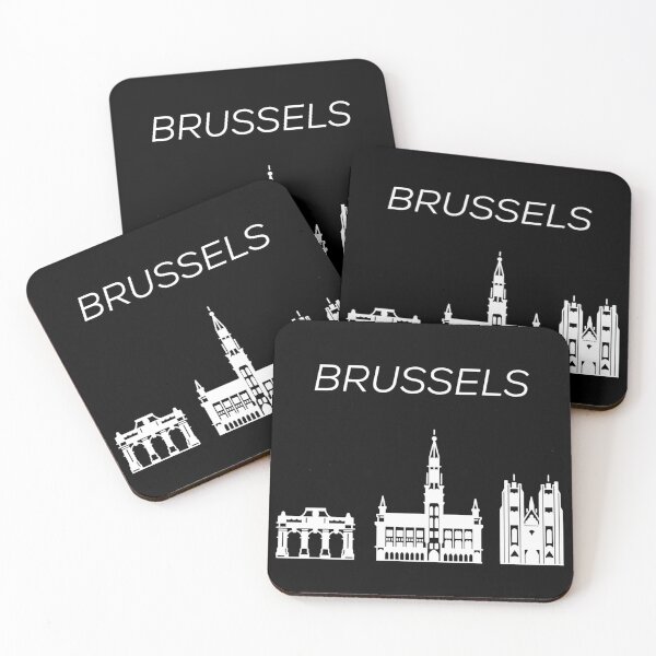 Item preview, Brussels Skyline, Belgium designed and sold by marosharaf.